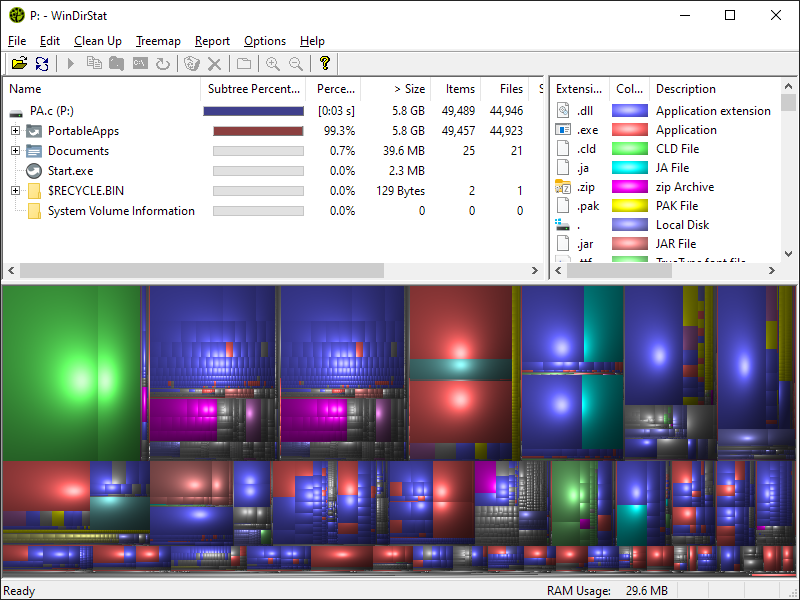 WinDirStat Portable 1.1.2.80.4 (disk usage analyzer) Released ...